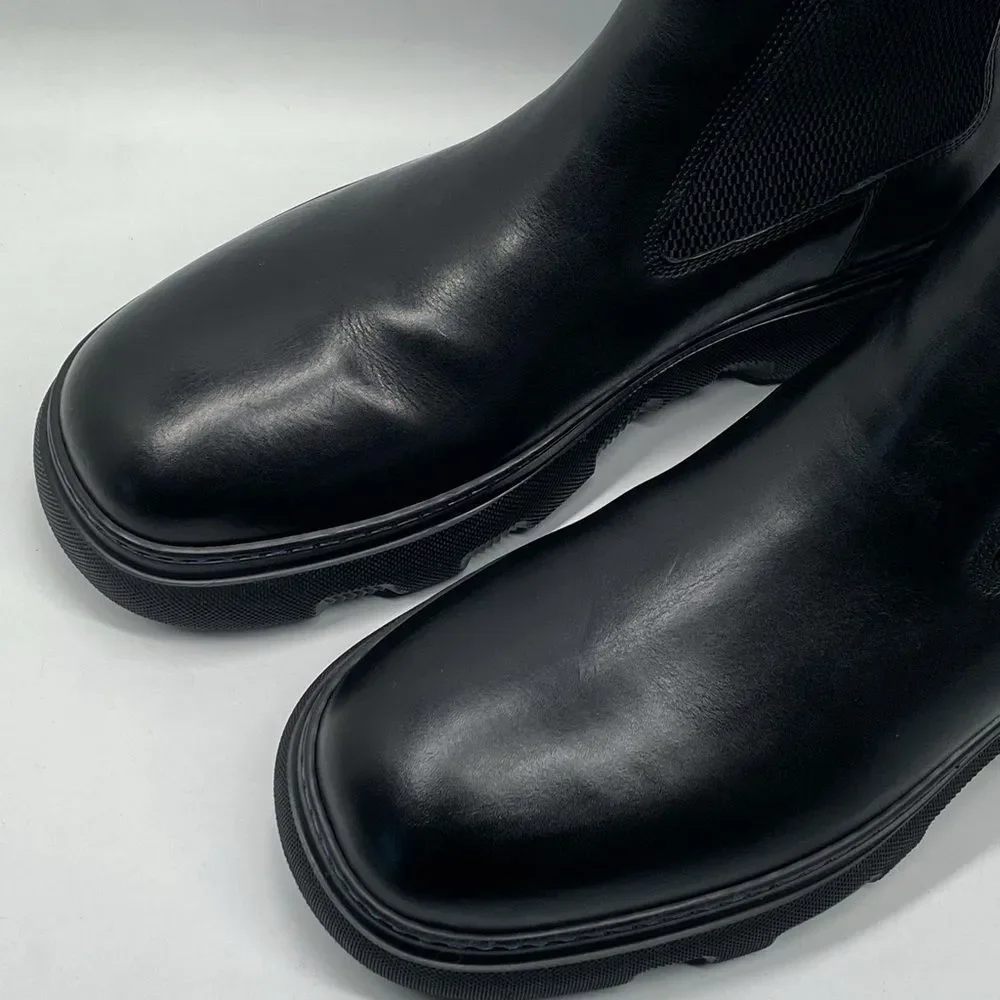 Burberry leather Chelsea boots size 43/us size 10